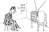 Cartoon: Sicher ist sicher! (small) by besscartoon tagged gefängnis knast zelle tv fernseher mann bess besscartoon