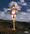 Cartoon: Titel überflüssig (small) by besscartoon tagged religion,christentum,kirche,kreuz,jesus,jesa,bess,besscartoon