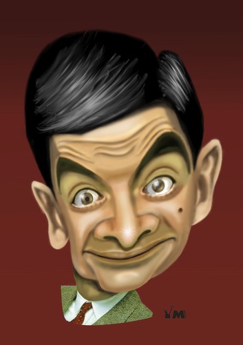Cartoon: Rovan Atkinson Mr. Bean (medium) by Vlado Mach tagged mr,bean,rovan,atkinson,comedian