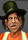 Cartoon: Keith Richards (small) by Vlado Mach tagged keith,richards,rolling,stones,guitar,music