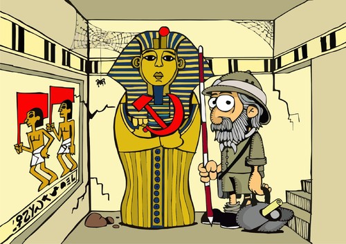 Cartoon: Arqueologia (medium) by Palmas tagged arqueologia