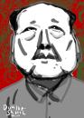 Cartoon: Mao (small) by Dunlap-Shohl tagged mao caricature famous people afflicted with parkinsons disease