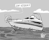 Cartoon: Neulich am Golf von Mexiko (small) by olisch tagged ölpest,golf,von,mexiko,yacht,oil,spill,umweltverschmutzung,meer,klima,olisch