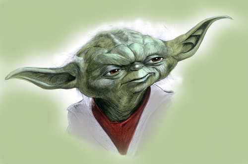 Cartoon: Yoda (medium) by Eno tagged yoda,starwars,caricatures