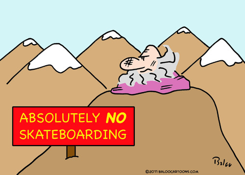 Cartoon: absolutely no skateboarding guru (medium) by rmay tagged absolutely,no,skateboarding,guru