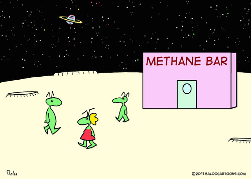 Cartoon: aliens moon methane bar (medium) by rmay tagged aliens,moon,methane,bar