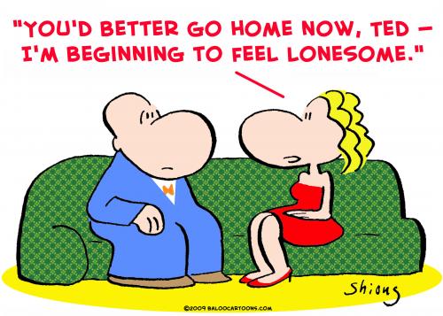 Cartoon: beginning lonesome date (medium) by rmay tagged beginning,lonesome,date