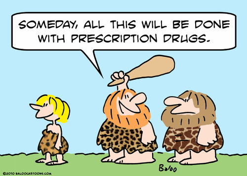 Cartoon: cave prescription drugs club (medium) by rmay tagged cave,prescription,drugs,club