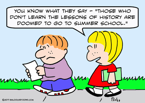 Cartoon: children learn lessons history (medium) by rmay tagged children,learn,lessons,history