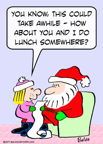 Cartoon: christmas do lunch somewhere (medium) by rmay tagged christmas,do,lunch,somewhere