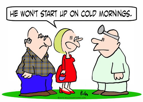 Cartoon: cold mornings start up (medium) by rmay tagged cold,mornings,start,up