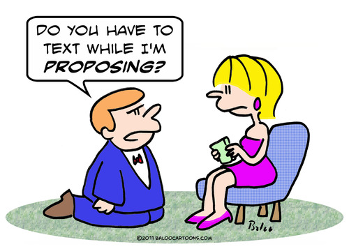 Cartoon: courting proposal text (medium) by rmay tagged courting,proposal,text