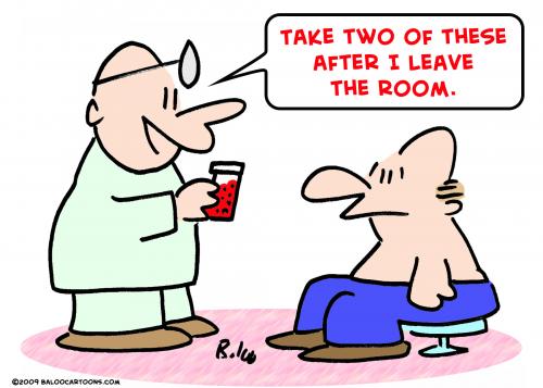 Cartoon: doctor patient leave room (medium) by rmay tagged doctor,patient,leave,room
