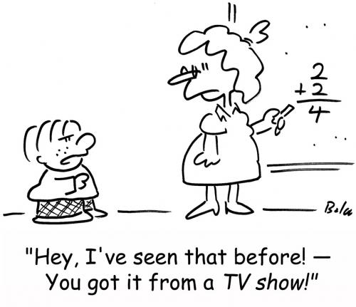 Cartoon: from a tv show (medium) by rmay tagged from,tv,show,school