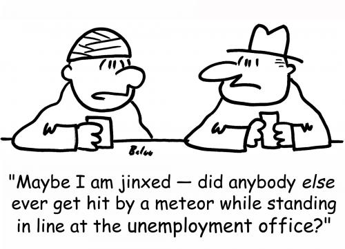 Cartoon: hit by a meteor (medium) by rmay tagged hit,by,meteor