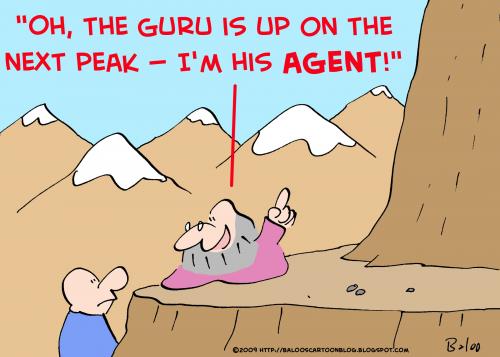 Cartoon: Im his agent guru (medium) by rmay tagged im,his,agent,guru
