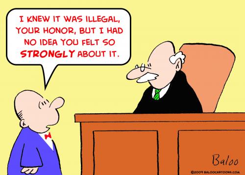 Cartoon: judge felt strongly (medium) by rmay tagged judge,felt,strongly