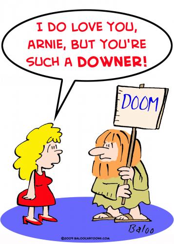 Cartoon: love doom downer (medium) by rmay tagged love,doom,downer