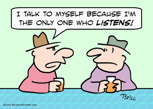 Cartoon: Only one who listens (medium) by rmay tagged only,one,who,listens