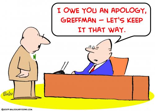Cartoon: owe apology keep (medium) by rmay tagged owe,apology,keep