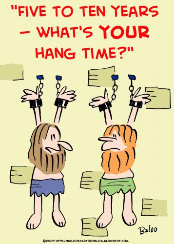 Cartoon: prisoners chains hang time (medium) by rmay tagged prisoners,chains,hang,time