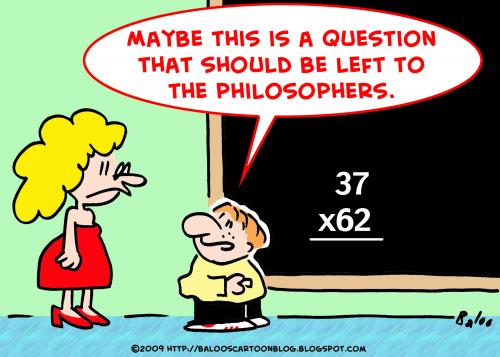 Cartoon: school philosophers mathematics (medium) by rmay tagged school,philosophers,mathematics