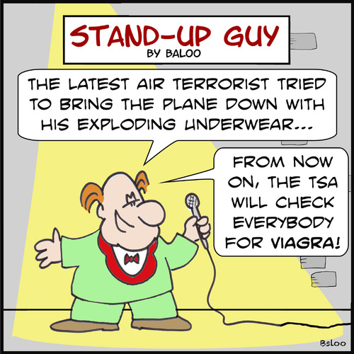 Cartoon: SUGeverybody tsa terrorist (medium) by rmay tagged sugeverybody,tsa,terrorist
