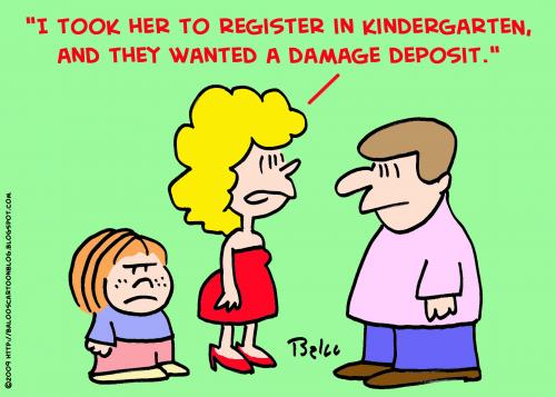 Cartoon: WANTED DAMAGE DEPOSIT (medium) by rmay tagged wanted,damage,deposit