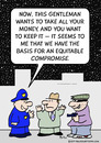 Cartoon: 1an equitable compromise (small) by rmay tagged 1an,equitable,compromise