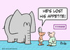 Cartoon: appetite elephant lost veterinar (small) by rmay tagged appetite,elephant,lost,veterinar