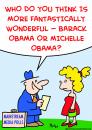 Cartoon: Barack Obama Michelle polls (small) by rmay tagged barack obama michelle polls