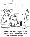 Cartoon: Baywatch Eskimoes Deutsch (small) by rmay tagged eskimo,baywatch,depressiv