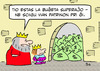 Cartoon: budget surplus king esperanto (small) by rmay tagged budget,surplus,king,esperanto
