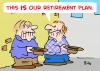 Cartoon: BUMS RETIREMENT PLAN (small) by rmay tagged bums,retirement,plan