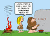 Cartoon: caveman fire develop theories (small) by rmay tagged caveman fire develop theories