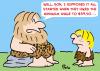 Cartoon: CAVEMAN HIKE MINIMUM WAGE (small) by rmay tagged caveman hike minimum wage
