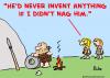 Cartoon: caveman invent nag (small) by rmay tagged caveman invent nag