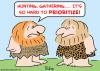 Cartoon: caveman rocks sticks prioritize (small) by rmay tagged caveman,rocks,sticks,prioritize