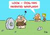 Cartoon: CAVEMAN WHEEL INVENTED WHIPLASH (small) by rmay tagged caveman wheel invented whiplash