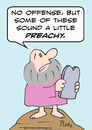 Cartoon: commandments moses sound preachy (small) by rmay tagged commandments moses sound preachy
