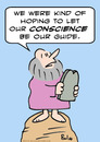Cartoon: conscience guide moses (small) by rmay tagged conscience,guide,moses