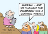 Cartoon: control freak moses pharaoh (small) by rmay tagged control,freak,moses,pharaoh