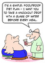 Cartoon: diet knockout drop doctor fat (small) by rmay tagged diet,knockout,drop,doctor,fat