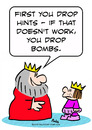 Cartoon: drop hints bombs king prince (small) by rmay tagged drop,hints,bombs,king,prince