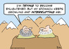 Cartoon: enlightenment interrupting gurus (small) by rmay tagged enlightenment,interrupting,gurus