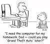 Cartoon: grand theft auto (small) by rmay tagged grand,theft,auto