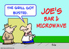 Cartoon: grill got busted microwave bar (small) by rmay tagged grill,got,busted,microwave,bar
