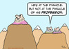 Cartoon: guru pinnacle profession (small) by rmay tagged guru,pinnacle,profession