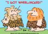 Cartoon: I got wheeljacked caveman (small) by rmay tagged got wheeljacked caveman