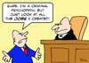 Cartoon: jobs judge created psychopath (small) by rmay tagged jobs,judge,created,psychopath